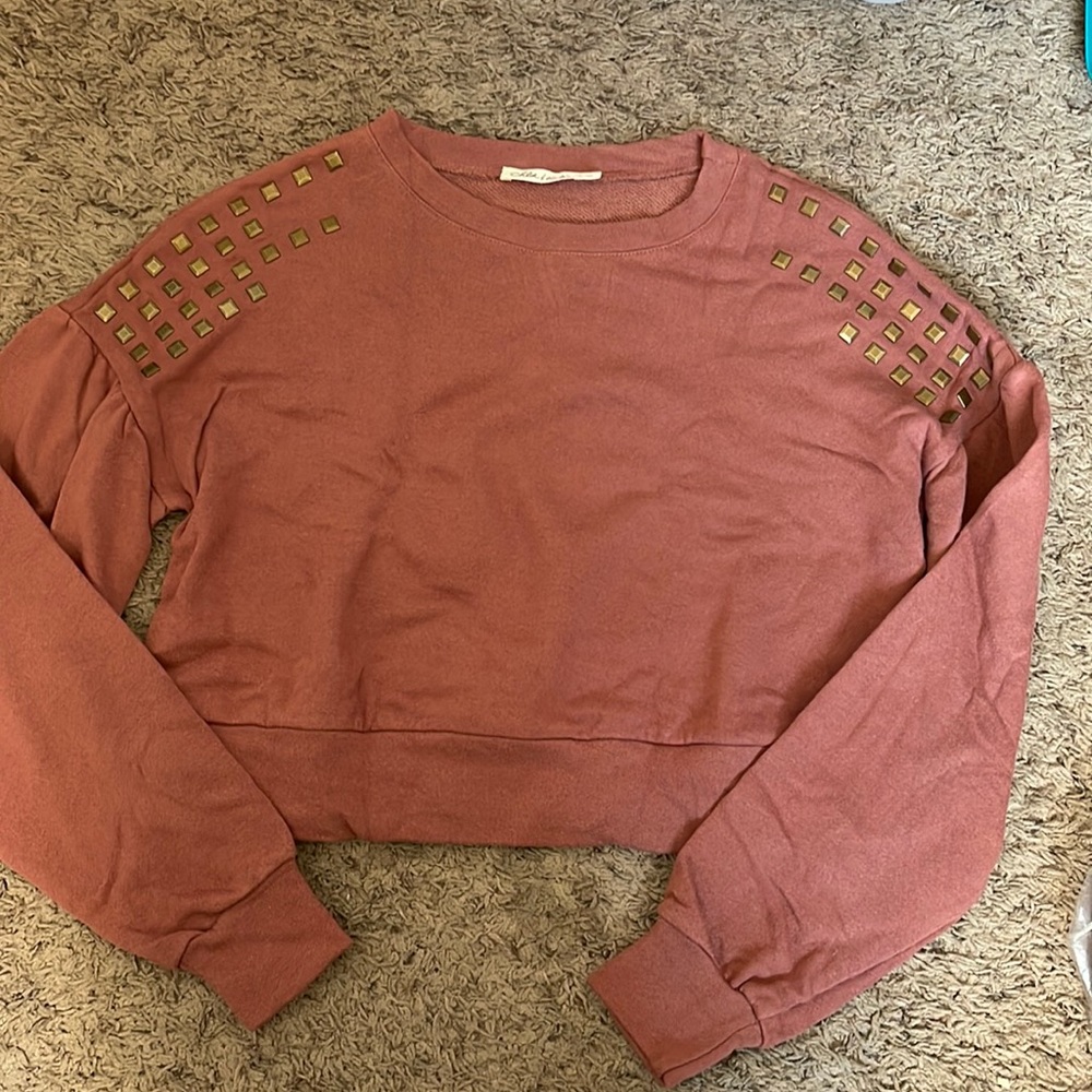 Crop tops sweater